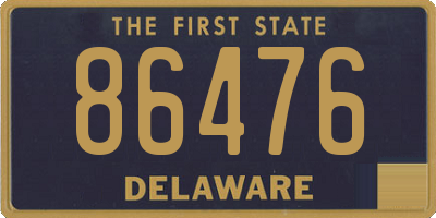 DE license plate 86476