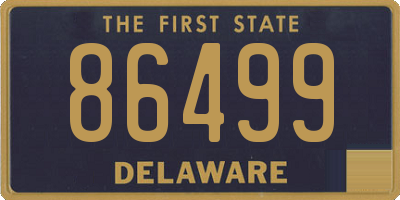 DE license plate 86499