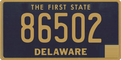 DE license plate 86502