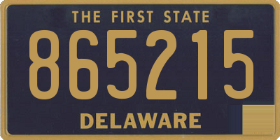 DE license plate 865215