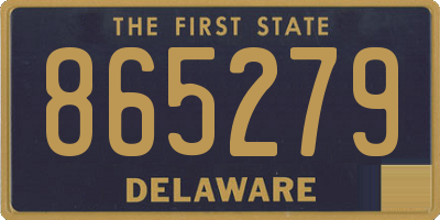 DE license plate 865279