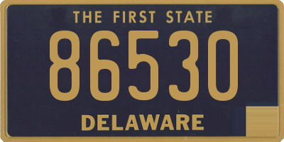 DE license plate 86530