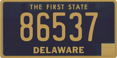DE license plate 86537