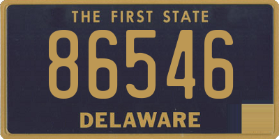 DE license plate 86546