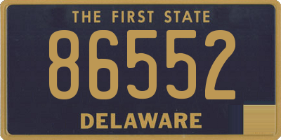 DE license plate 86552