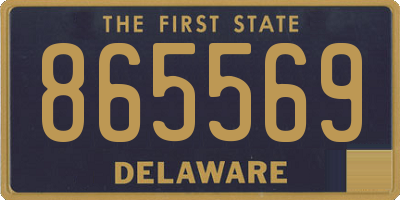 DE license plate 865569