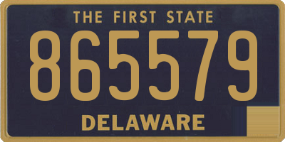DE license plate 865579