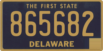 DE license plate 865682