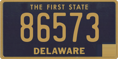DE license plate 86573