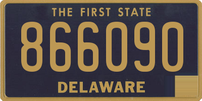 DE license plate 866090