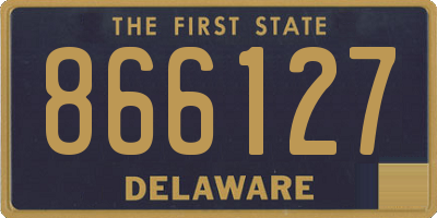 DE license plate 866127