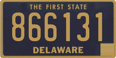 DE license plate 866131