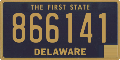 DE license plate 866141