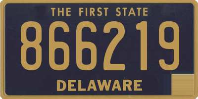 DE license plate 866219