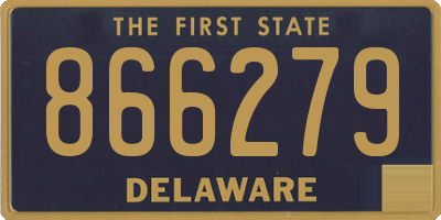 DE license plate 866279