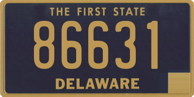 DE license plate 86631