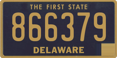 DE license plate 866379