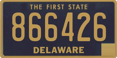 DE license plate 866426