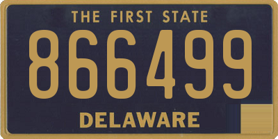 DE license plate 866499