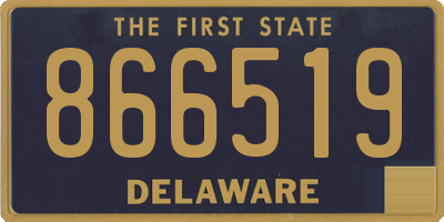 DE license plate 866519