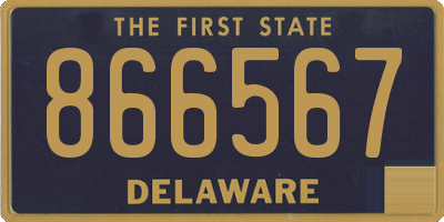 DE license plate 866567