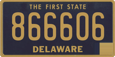 DE license plate 866606