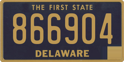 DE license plate 866904