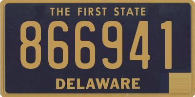 DE license plate 866941