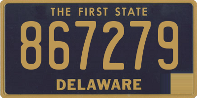 DE license plate 867279