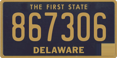 DE license plate 867306