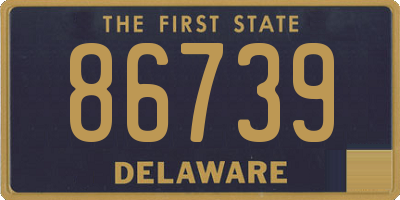 DE license plate 86739