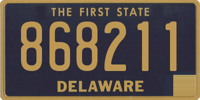 DE license plate 868211