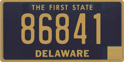 DE license plate 86841