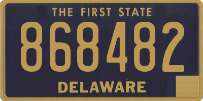 DE license plate 868482