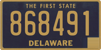 DE license plate 868491