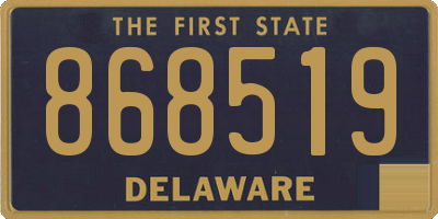 DE license plate 868519