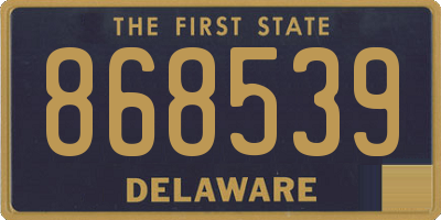 DE license plate 868539