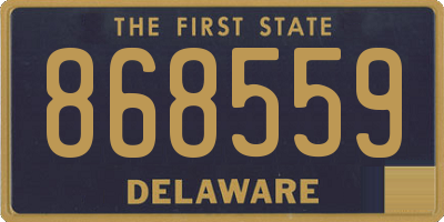 DE license plate 868559