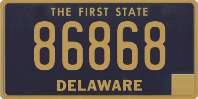 DE license plate 86868