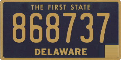 DE license plate 868737