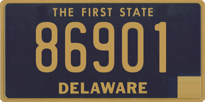 DE license plate 86901