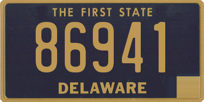 DE license plate 86941