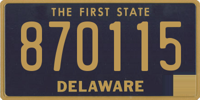 DE license plate 870115