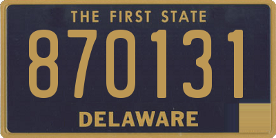 DE license plate 870131