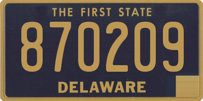 DE license plate 870209