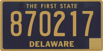 DE license plate 870217