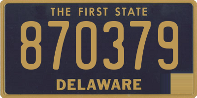 DE license plate 870379