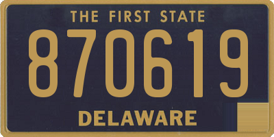 DE license plate 870619