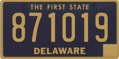 DE license plate 871019