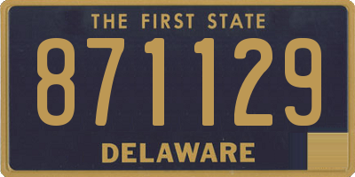 DE license plate 871129
